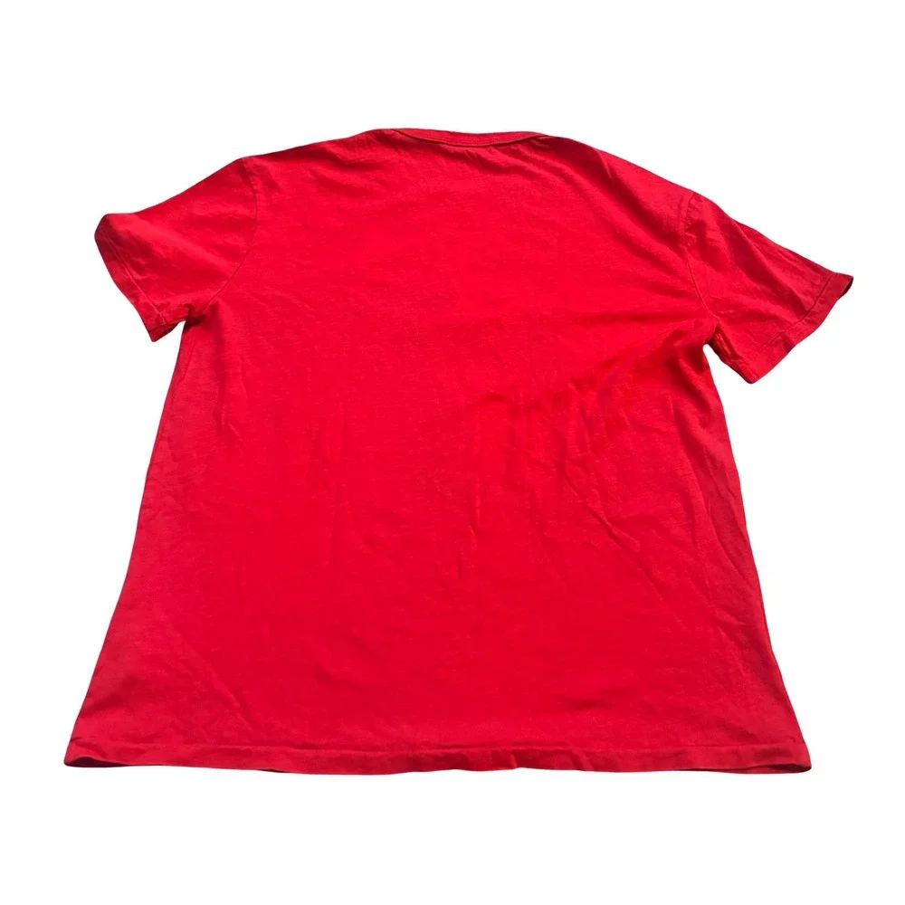 Polo Ralph Lauren Red Adirondacks NY Elk Graphic T-Shirt Mens Medium